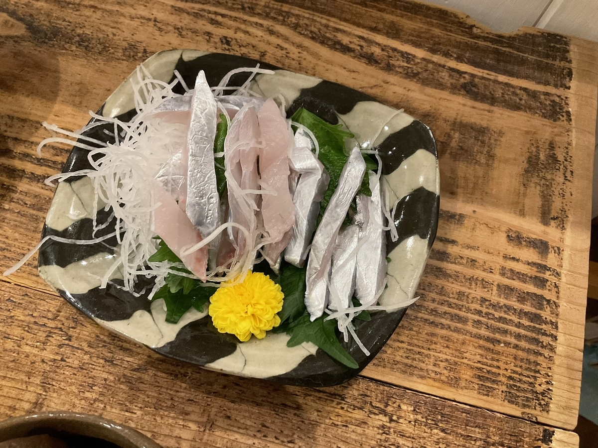 太刀魚の刺身