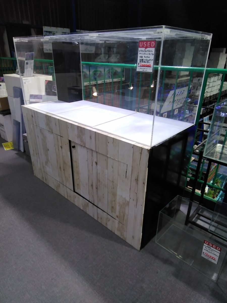 オーバーフロー水槽並べましたよ【ペットバルーン・大阪府・中古