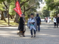 [散策][芝居]上野公園 さすらい姉妹