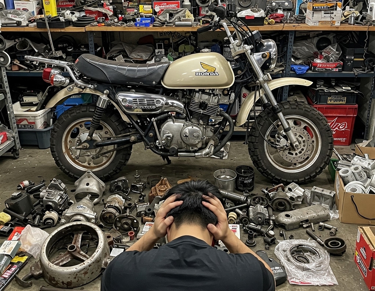 ゴリラ放置】エンジンかからない！修理費用はいくらかかる？ - 不動