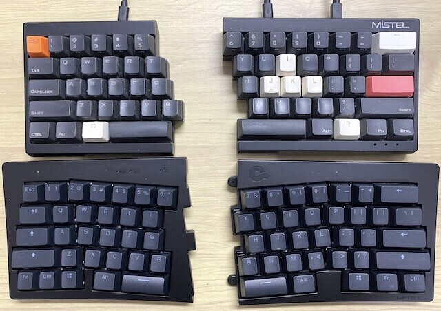 MiSTEL Barocco MD600 Alpha 左右分離Alice配列キーボードを使い始め