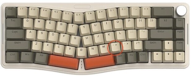AJAZZ AKS068 アリスレイアウトな激安メカニカルキーボードを