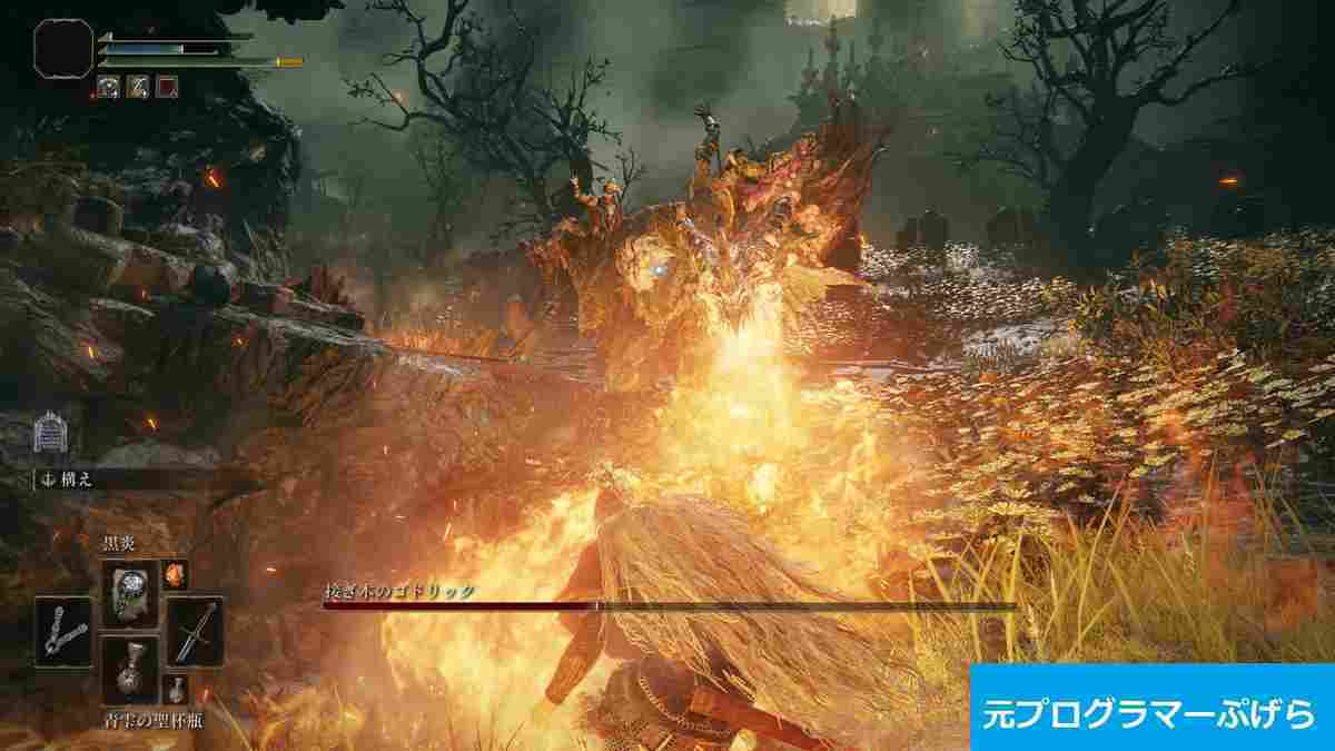 【ELDEN RING】接ぎ木のゴドリックの倒し方と立ち回り解説|ストームヴィル城編【エルデンリング攻略】 - 元プログラマーぷげらの趣味ブログ