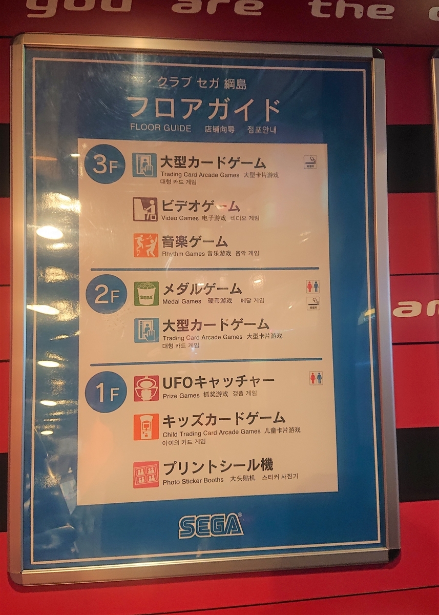 クラブセガ綱島の訪問記 趣味はゲーセンめぐり