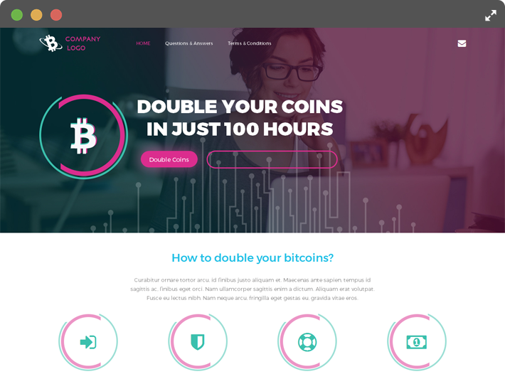 Bitcoin Doubler Software for a doubler website - MMM Clone Script