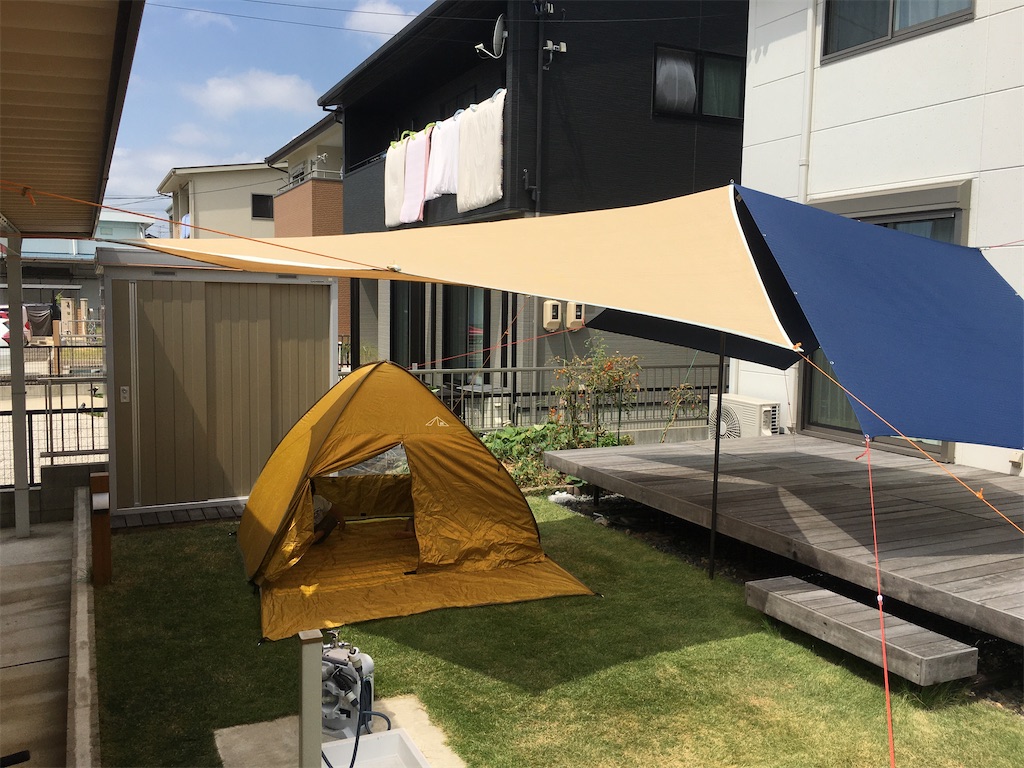 庭キャンプ三昧の1日 ふぇにっくす ほびーらいふ