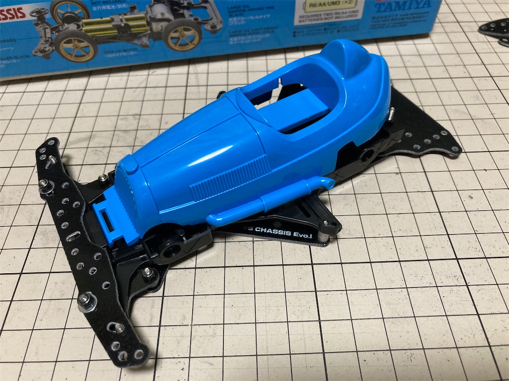 ミニ四駆 マッハビュレット製作 其の壱 - ふぇにっくす ほびーらいふ