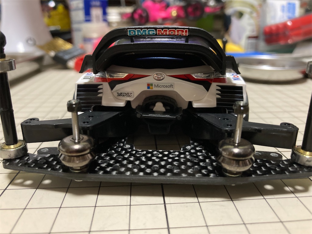 タミヤ ミニ四駆 ヤリス WRC（カストロールオリジナルステッカー付