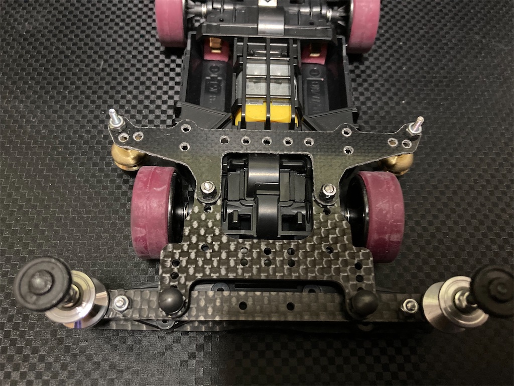 兎*5様 ミニ四駆 MSフレキ サンダーショット スモーク ATバンパー 提灯