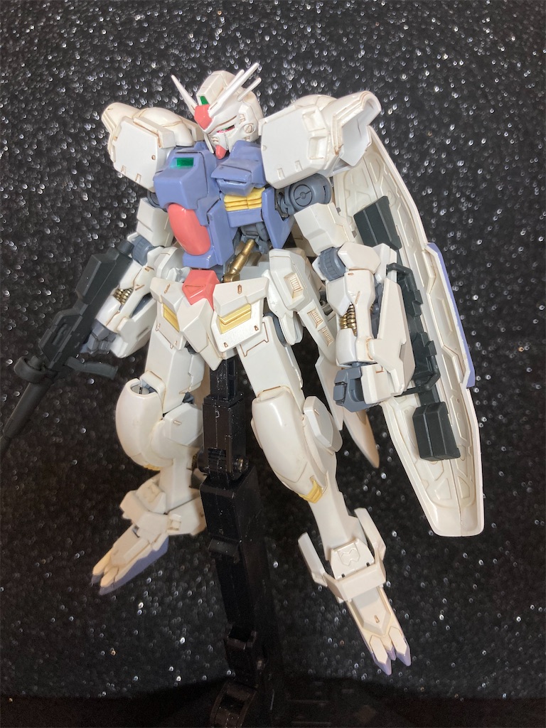 ガンダムgp03 ステイメン 製作其ノ弐拾玖 墨入れ完了 久しぶりに組立 ふぇにっくす ほびーらいふ