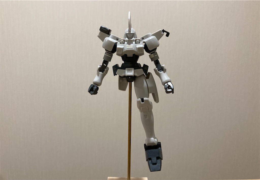 ニトロ【組立済】1/60トールギスF風　プラモデル 旧キット トールギス F（フリューゲル）風を製作！その19 左脚の修正