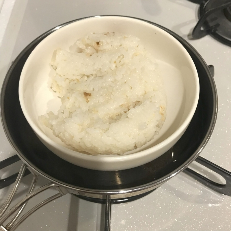 レンジなしご飯あたため
