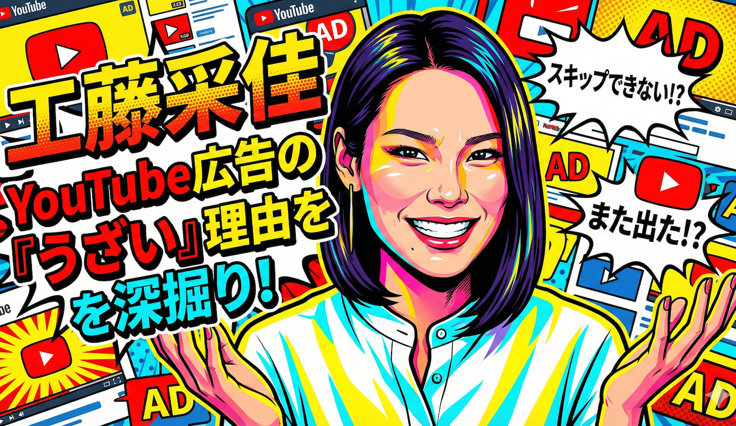 【タレントのあやかです！】ウザいyoutube広告の工藤采佳さんの経歴や素顔は？