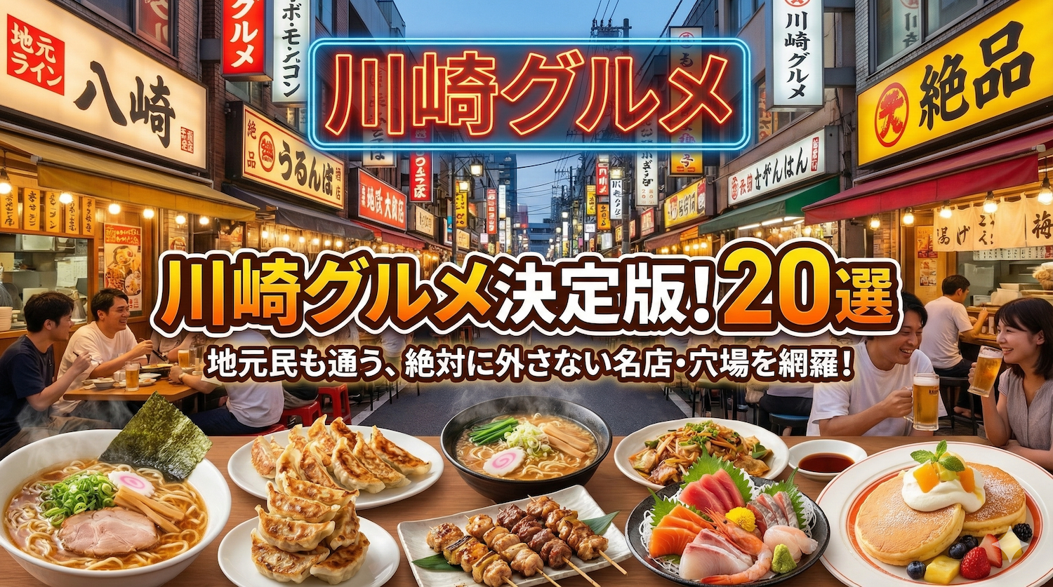 【2026年最新】川崎グルメおすすめ20選｜地元民が通うランチ・居酒屋・カフェの人気店まとめ
