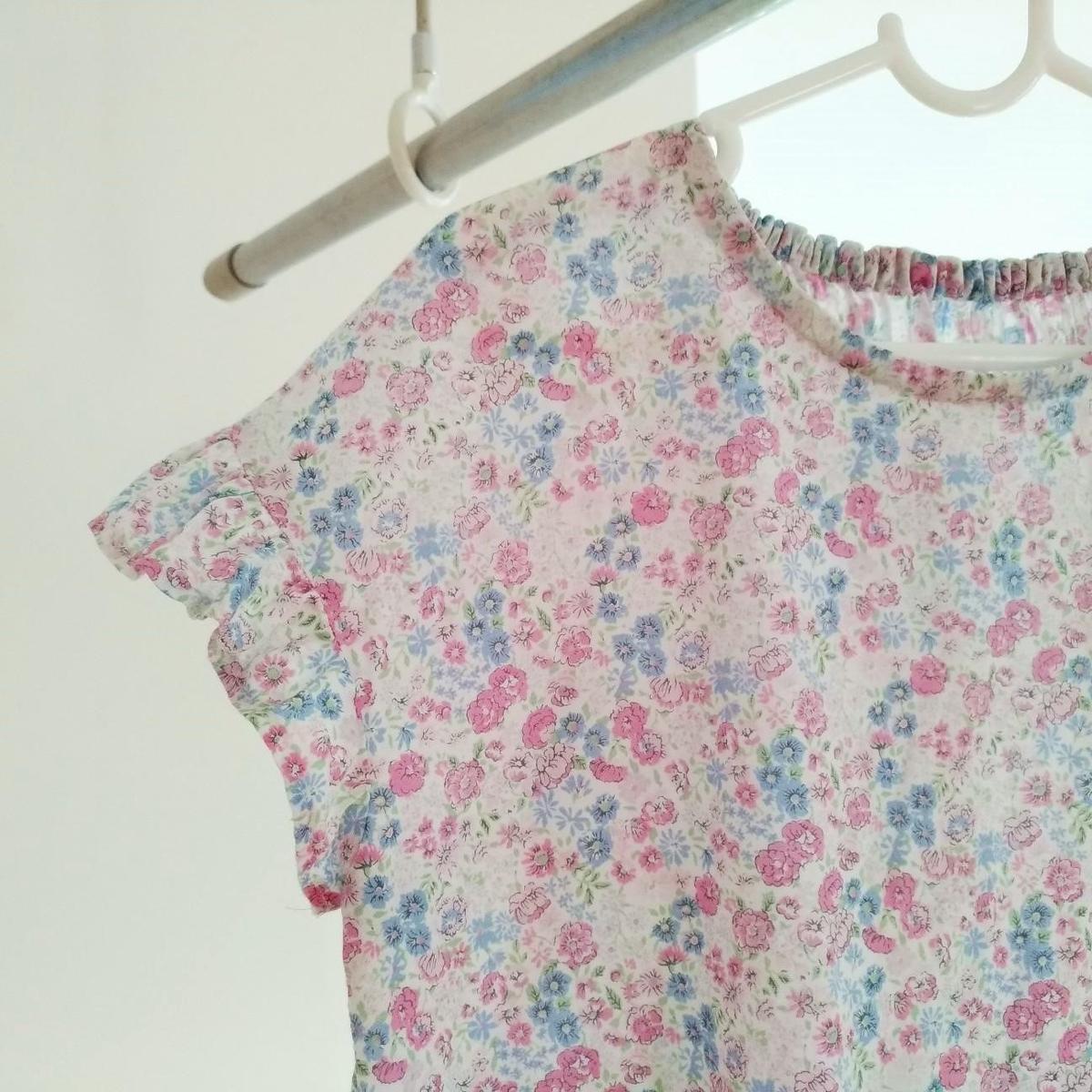 子供服 踊りだしたくなる女の子の服 からフリルのブラウスを作りました Pi Opioのお裁縫生活