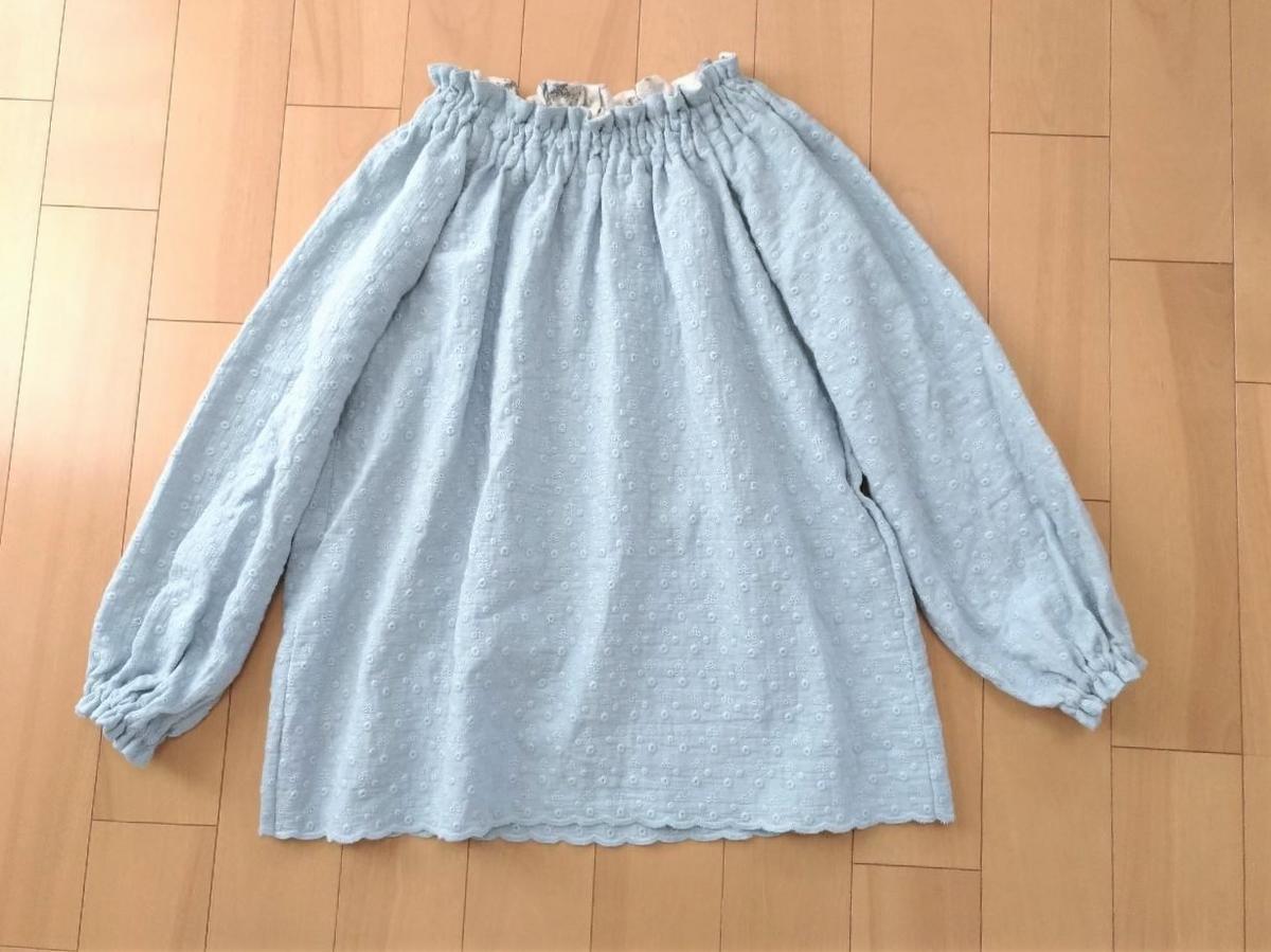 大人服】hibi+さんのギャザースモック（大人用）をつくりました - pi 
