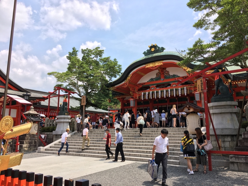 伏見稲荷大社内拝殿