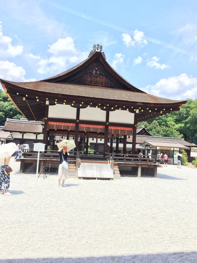 下鴨神社の舞殿