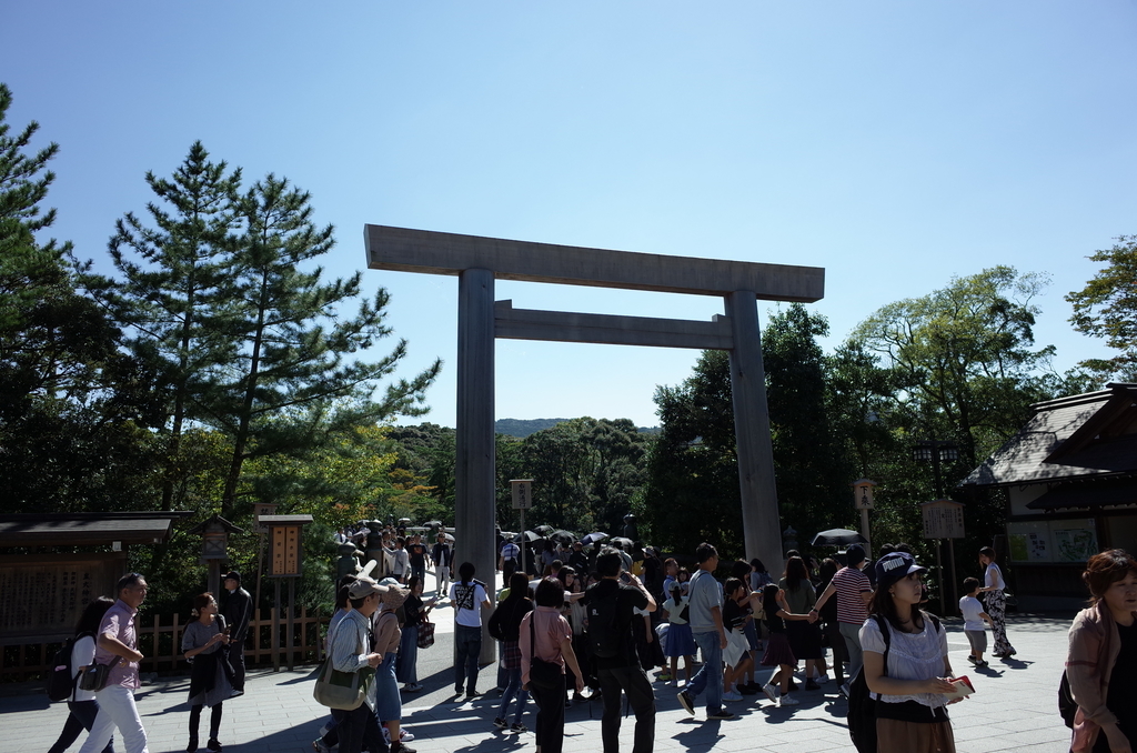 伊勢神宮内宮大鳥居