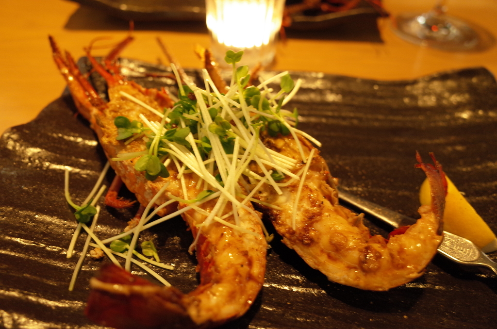 鉄板焼き「天」の伊勢海老