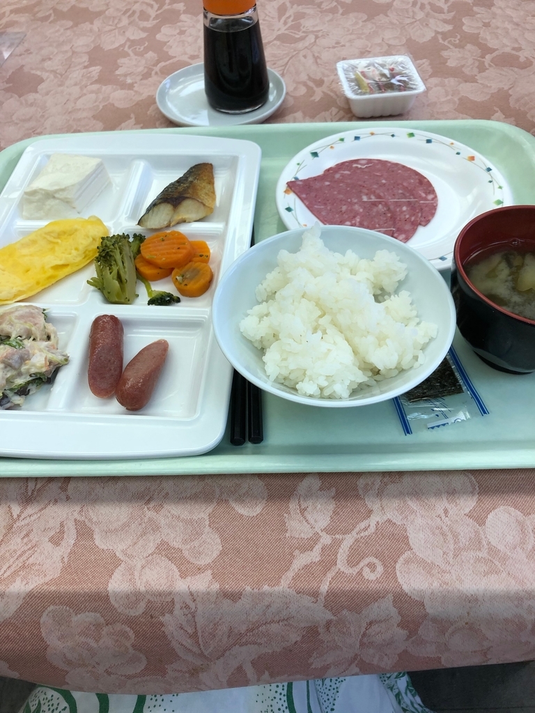 塩原温泉ホテルの食事（これは朝食バイキング）