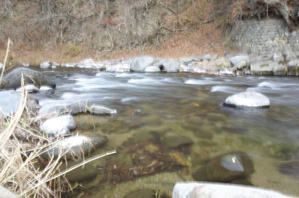 箒川の清流