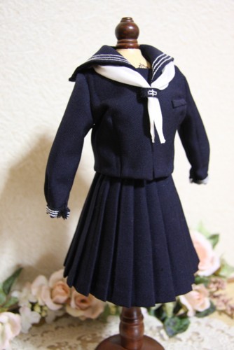 C トルソー（ボディ）付【ミニチュアリメイク オーダーセーラー服 上下