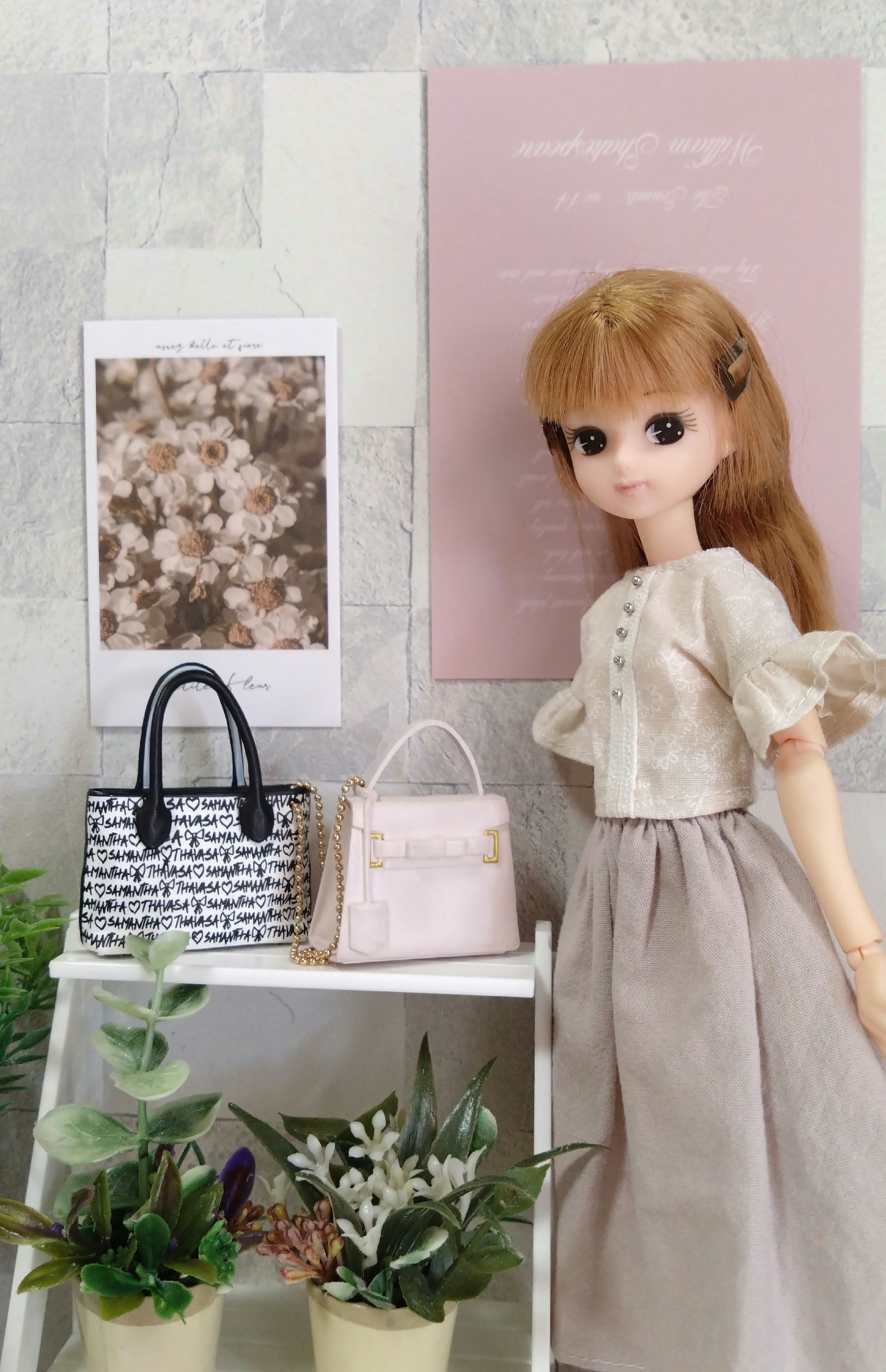 【展示】リカちゃん フェイクレザーバッグ✩.*˚ リカちゃん、バッグ三昧 - ミャオ助の楽しい息抜き