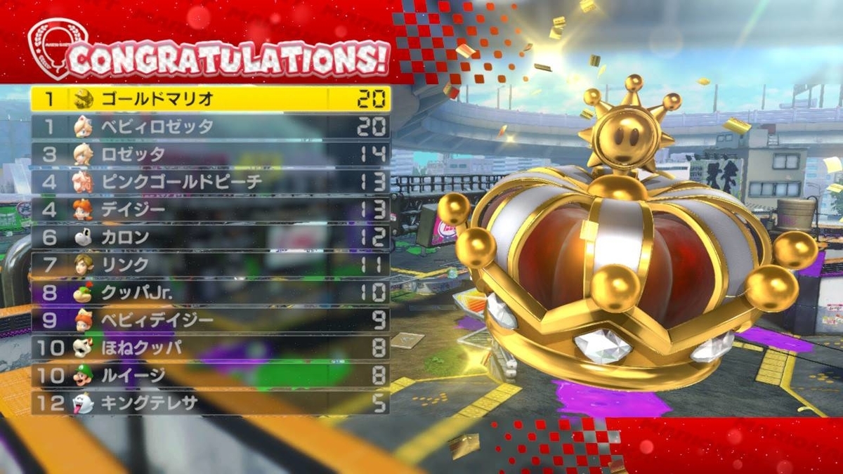 MARIOCART 8 DELUXE : ゴールドクラウン・ハネ・ミラクル8 - ぴーのブログ