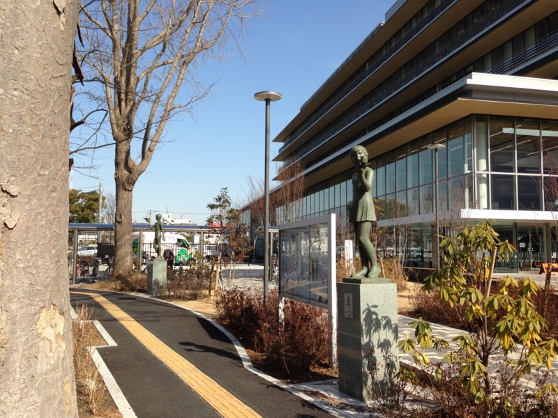 彫刻放浪 習志野市役所前の舟越保武作品など かけらを集める 仮
