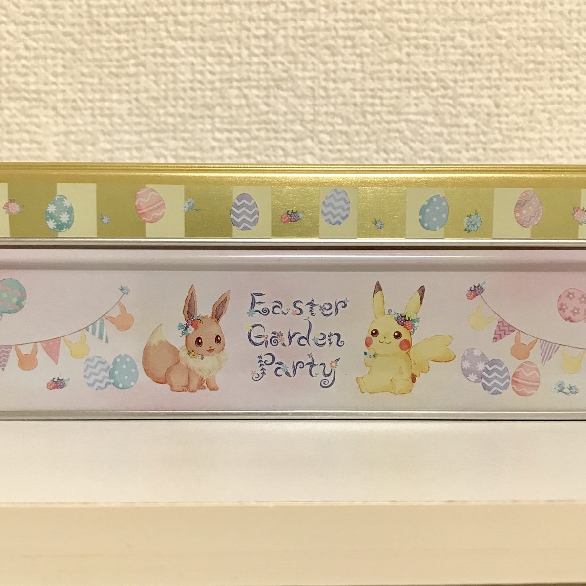 ポケモンセンターのお菓子 缶入りクッキー Easter Garden Party ポケモンセンターnakayama