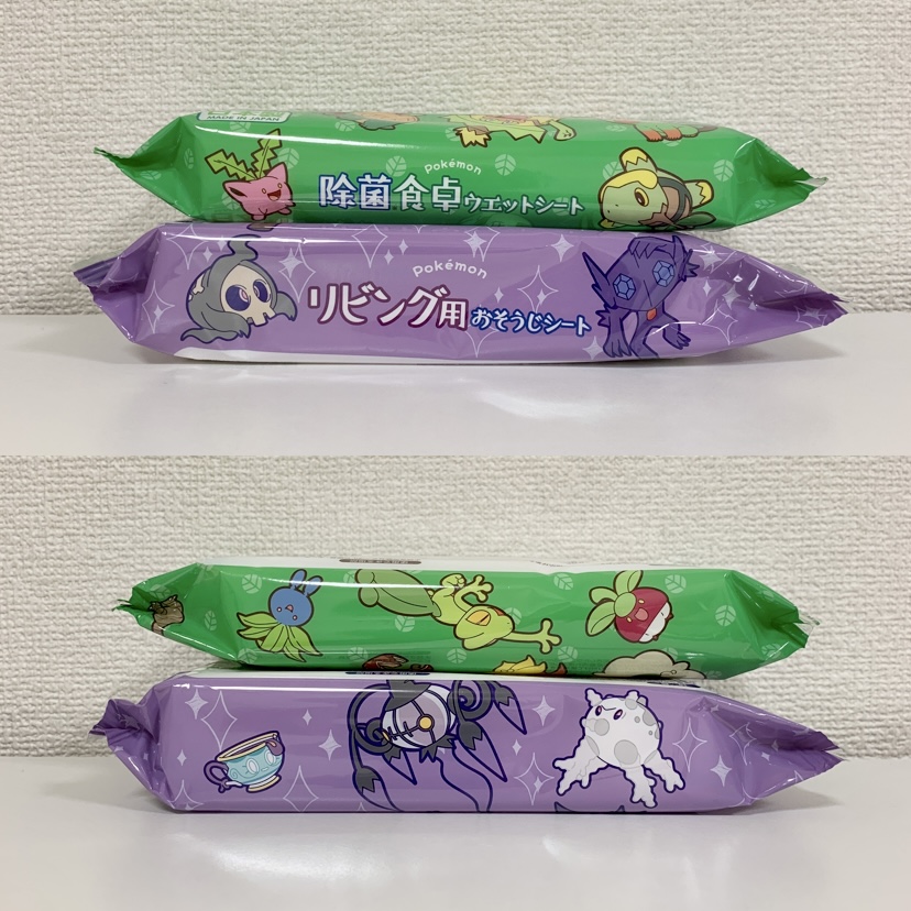 ダイソー ポケモン ウェットシート おそうじシート 6種類 販売中 ポケモンセンターnakayama