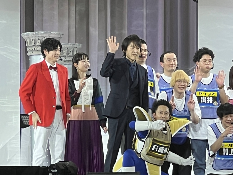 千原ジュニアの座王in日本武道館 アクリルスタンドが顔ちんぽ