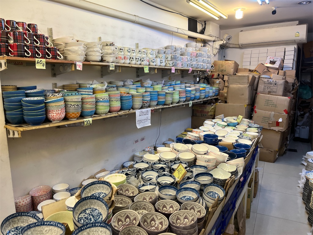 YGSセラミック】ヤワラートで見つけた食器屋さん - タイ在住ワーママの