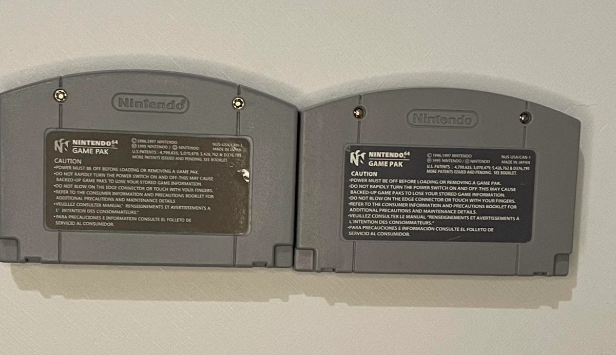 Nintendo64】海賊版64ソフトの見分け方 - 聖域跡地（仮）
