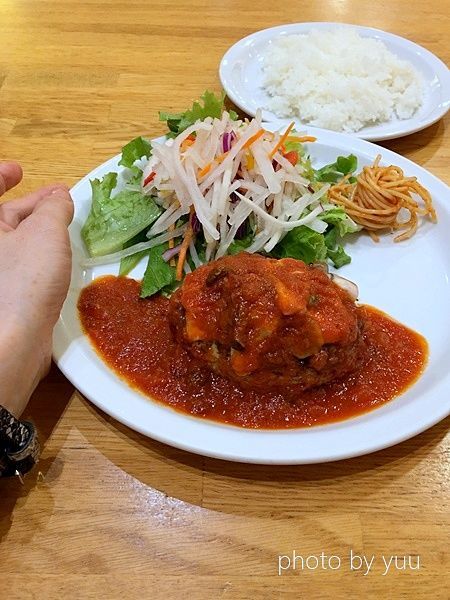 クレイトンハウスのハンバーグ