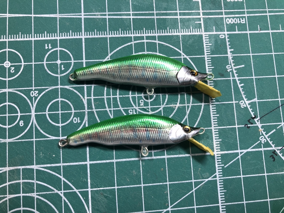 シンキングミノー修正版の完成！！ - ピロキ vs 長良川トラウト