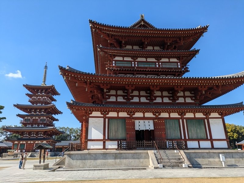 薬師寺_西塔_金堂
