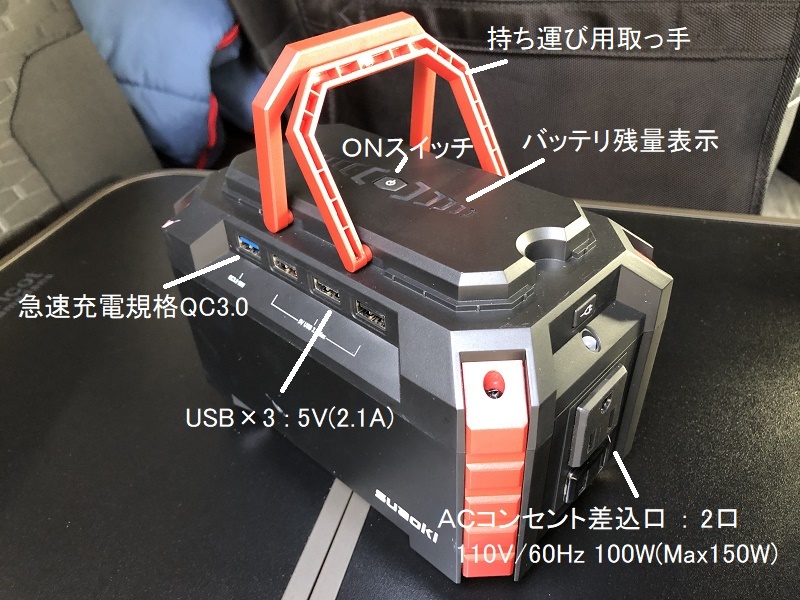 ポータブル電源 バッテリー はこれで決まり Suaoki S270 ウェイクで行く車中泊の旅 ポータブル電源 バッテリー はこれで決まり Suaoki S270 ウェイクで行く車中泊の旅