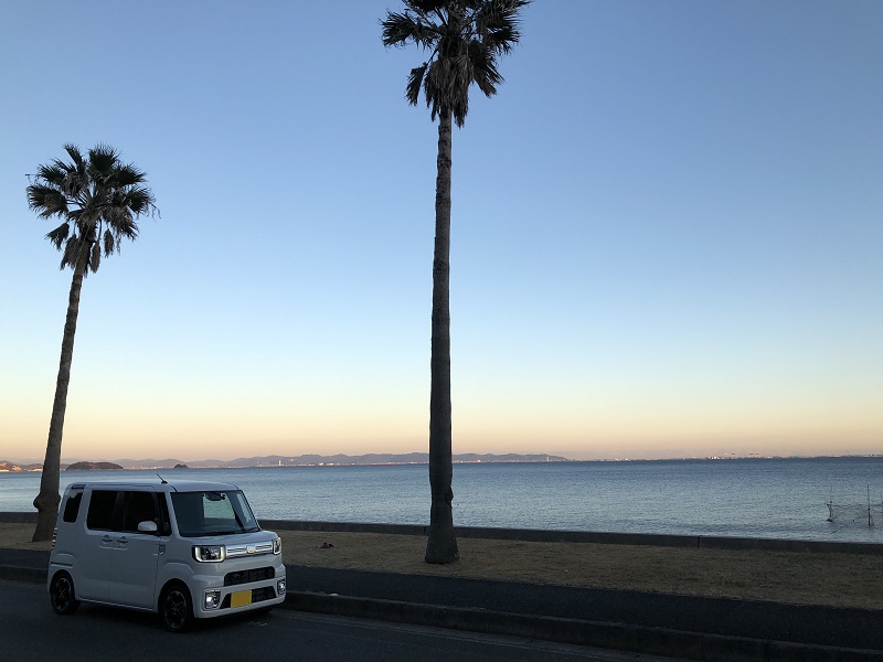 愛知県蒲郡 西浦で車中泊旅を楽しもう ウェイクで行く車中泊の旅 愛知県蒲郡 西浦で車中泊旅を楽しもう ウェイクで行く車中泊の旅