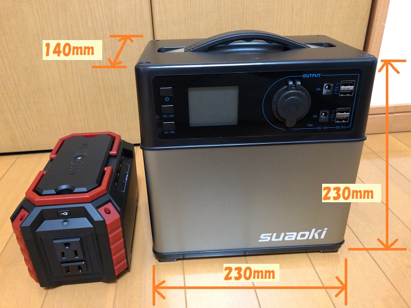 大容量ポータブル電源 suaoki製「PS5B」(400Wh)で冬の車中泊を
