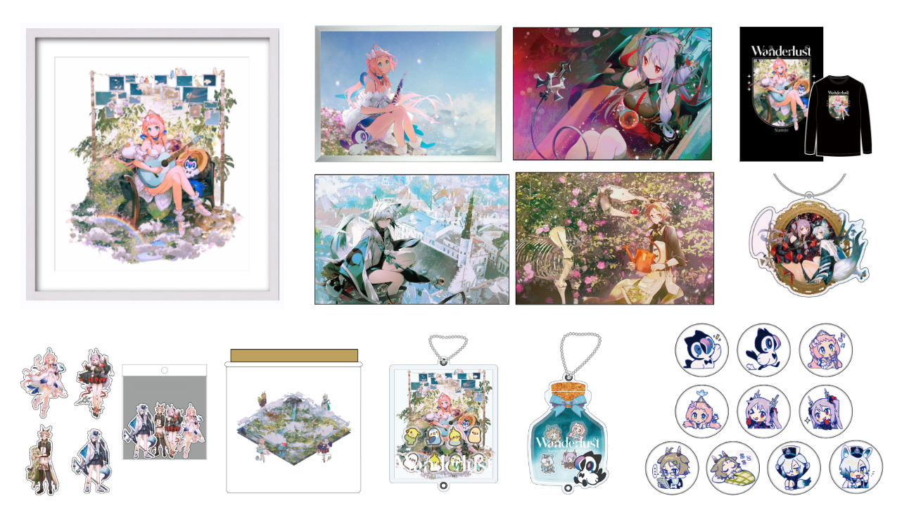 人気ゲームのキャラクターデザインやキービジュアルなどを手がける