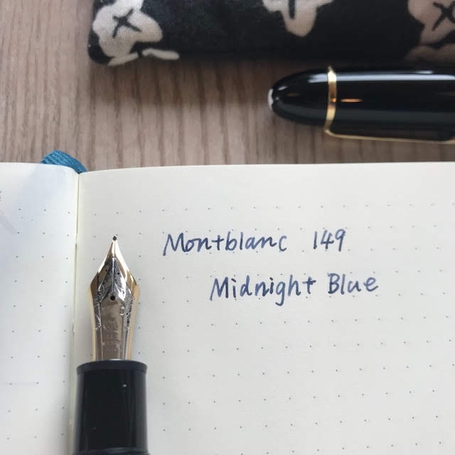 MONT BLANC 万年筆 ミッドナイトブルー
