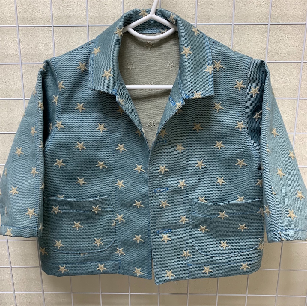 小さな子供の手作り服 カバーオール ハナタロウの手仕事日和