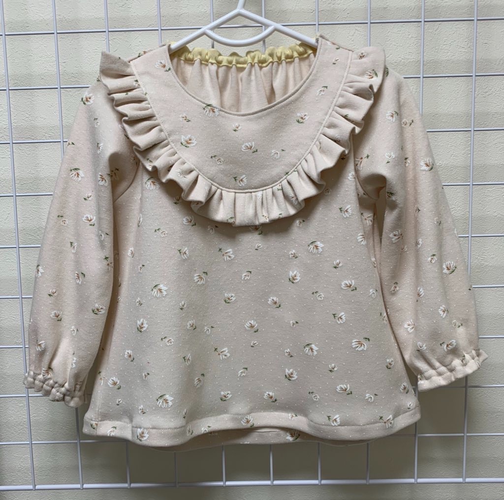 子供服用型紙 レース ゴム仕様 手作り副資材｜ストレッチフリルレース - 子供服型紙販売