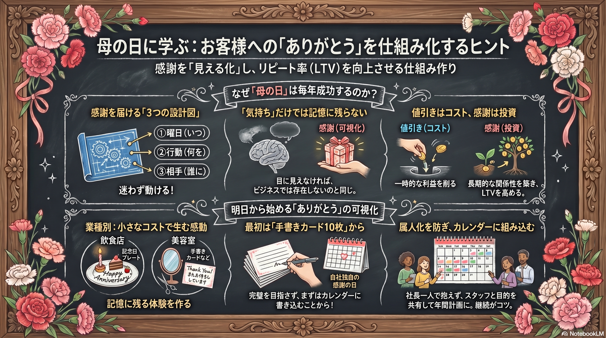 母の日と経営