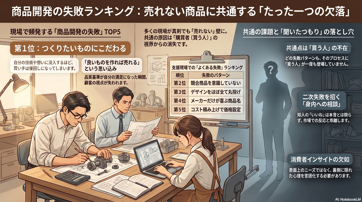 商品開発の失敗ランキング