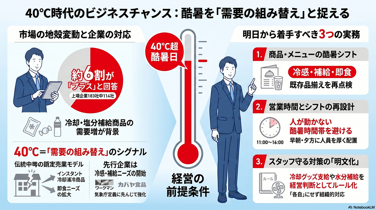 40℃時代のビジネスチャンス