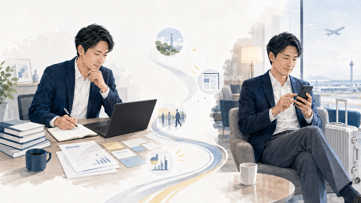 Xで情報収集をする経営者