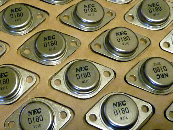 mori様：NEC 2SA627、2SD188（金田式パーツ出品その74） Yahoo!オークション - 金田式 TO-3パワーTr NEC 2SA627 / 2SD188